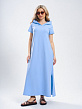 970 Платье-мантия "Голубой"